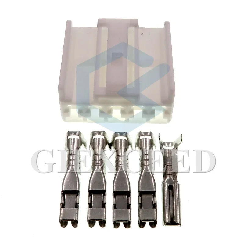 

2 Sets 5 Pin Automotive Connector Car Vehicle Connectors AC Assembly Wire Harness Female Sockets