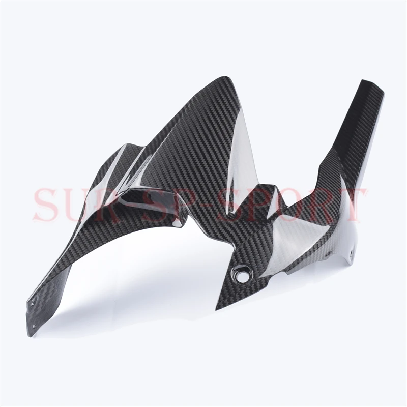 Rear Tire Hugger Chain Mudguard Fairing Cowling For Kawasaki  H2 SX 2018-2022 Full Carbon Fiber 100%