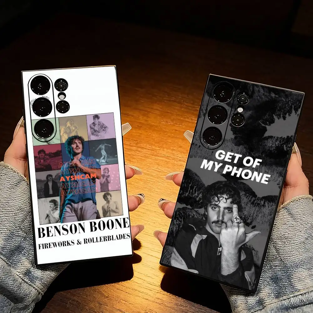 

Fan Art B-Boone-e Bear BensonS Phone Case For Samsung S25,S24,S21,S22,S23,S20,Ultra,S26,Plus,Fe,Note,5G Black Cover