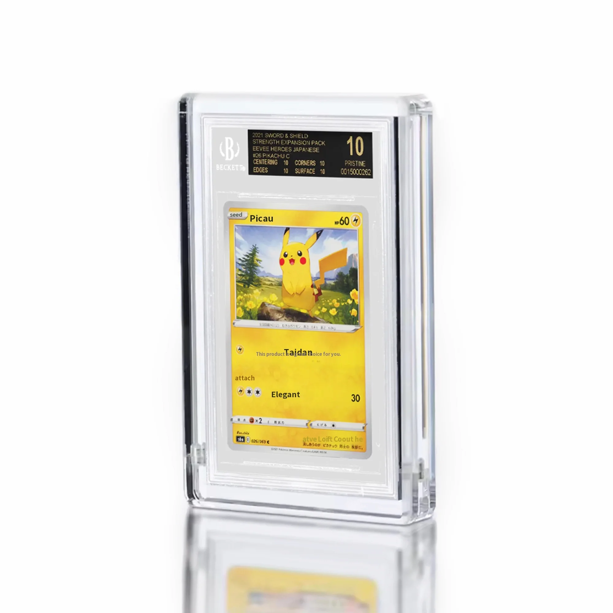 Clear Acrylic Display Case for PSA Graded Card Slab High‑Transparency Anti‑Scratch Protective Shell forTCG GradingCardCollection