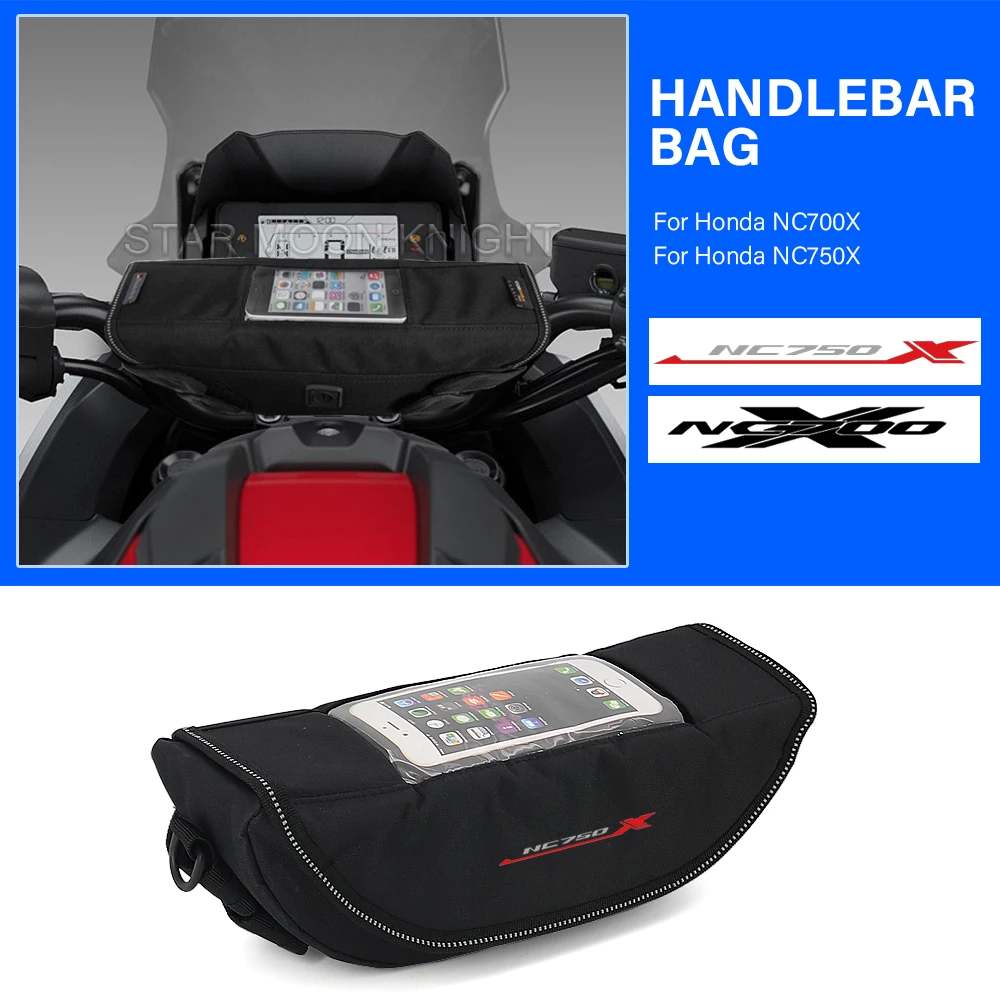 

Motorcycle Waterproof Handlebar Bag For Honda NC750X NC700X NC750 NC700 NC 750 X 750X Accessories Storage Travel Tool Bags