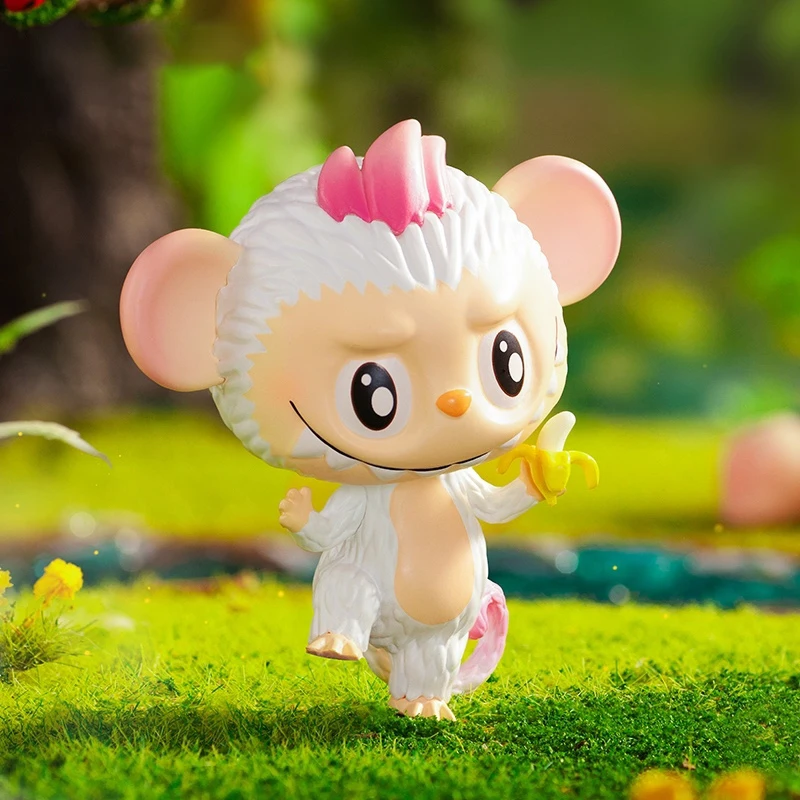 Labubu-figuras misteriosas de acción Kawaii, juguetes de colección sorpresa, caja ciega de la serie de animales de los monstruos, regalos genuinos