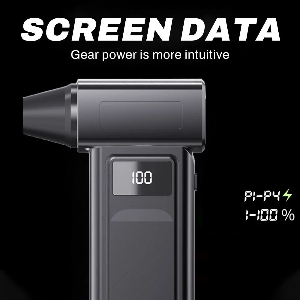 300000 RPM พัดลมเทอร์โบ High Power Jet พัดลมมอเตอร์ไร้แปรงความเร็วตัวแปร Dust Blower เครื่องมือทําความสะอาด Air Duster Air Blower มือถือ