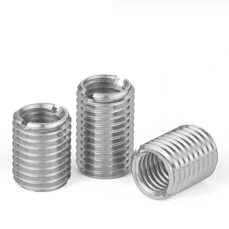 304 Stainless Insert Sleeve Nut M1.2-M12 Slotted Inside & Outside Thread Adapter Converter Coupler