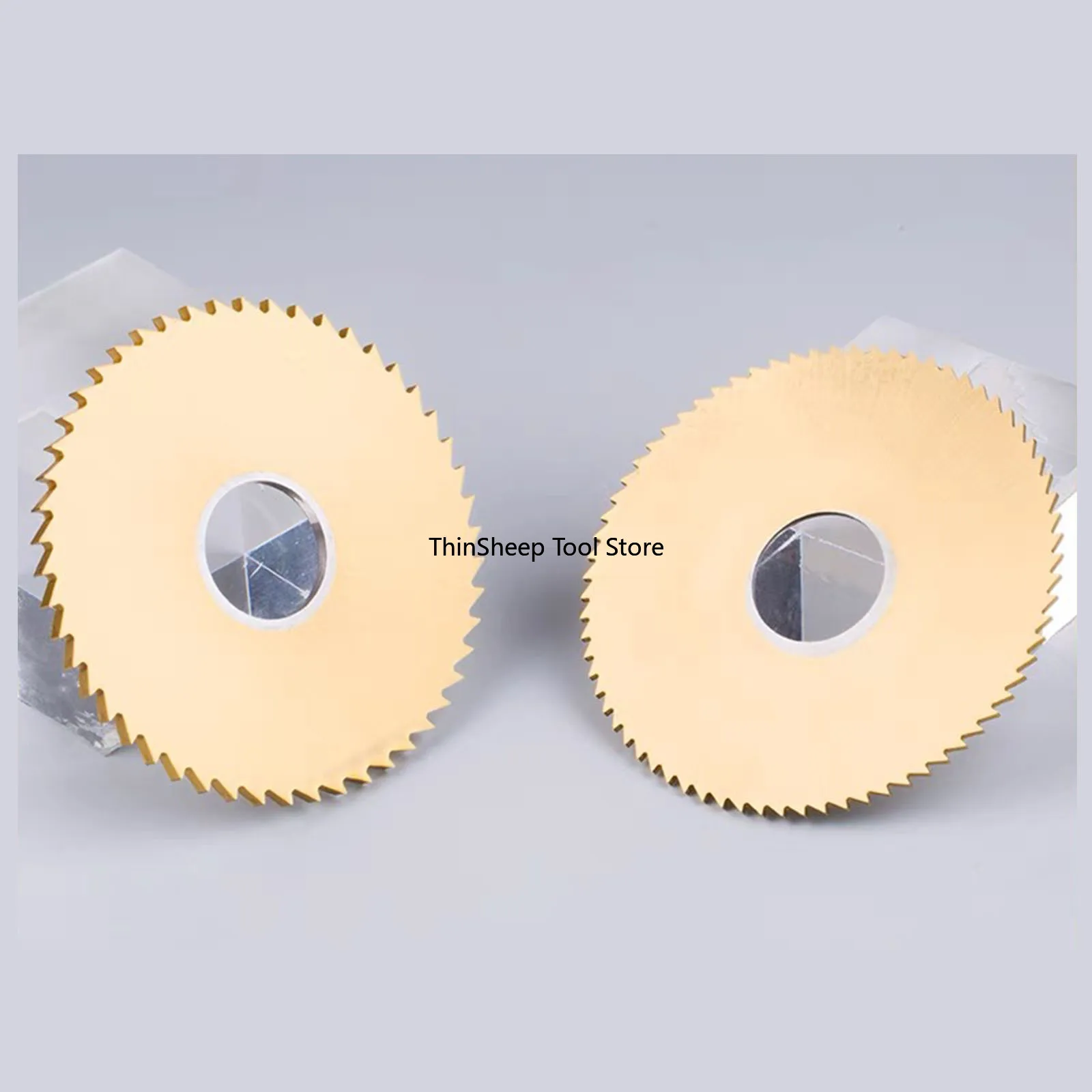 HSS Circular Saw Blade, TiN disco revestido, Multipurpose Slotting para Metal Steel Pipe Alumínio Cobre, 75mm, 80mm, 100mm, 5Pcs