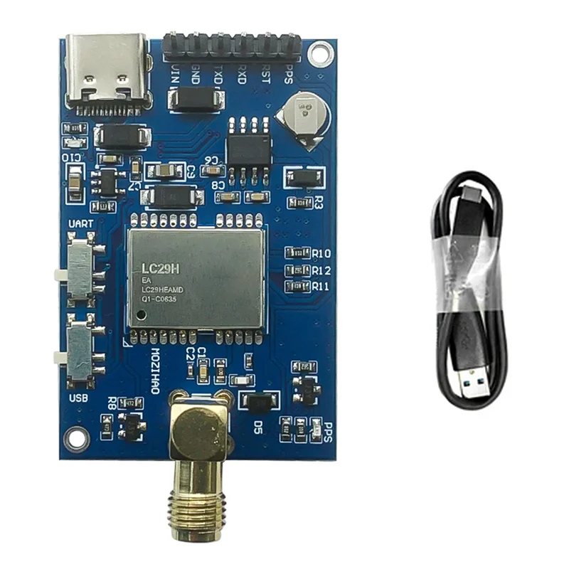 ABMI-Mobile Station Дрон Управление полетом Quectel LC29HEA GNSS Дифференциальный модуль Высокоточный RTK Сантиметровый уровень 10 Гц,