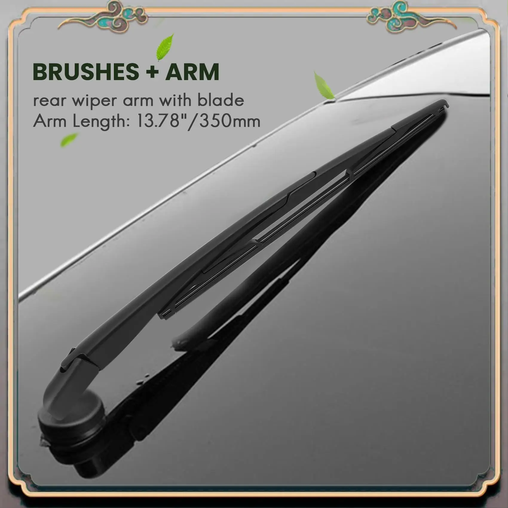 

Reliable-Wiper Blades Arms Back Black For 206 207