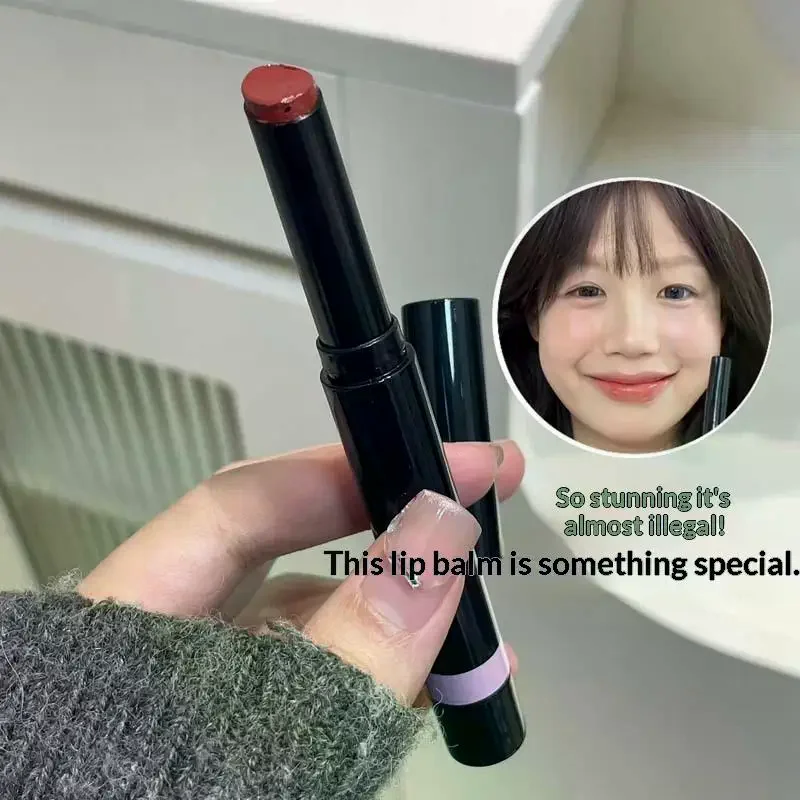 【HERORANGE 】Mirror Jelly Solid Lip Gloss Peach Lipstick Hydrating Clear Water Lip Glaze Moisturizing Lip Tint MakeUp Cosmetics