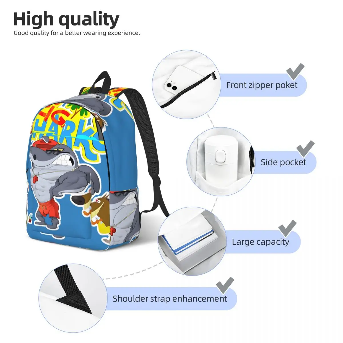 حقيبة كمبيوتر محمول منعرج وشاركو ، حقيبة مرحلة ما قبل المدرسة الرجعية ، حزمة كتب قابلة للغسل ، هدايا للمدرسة الثانوية #5