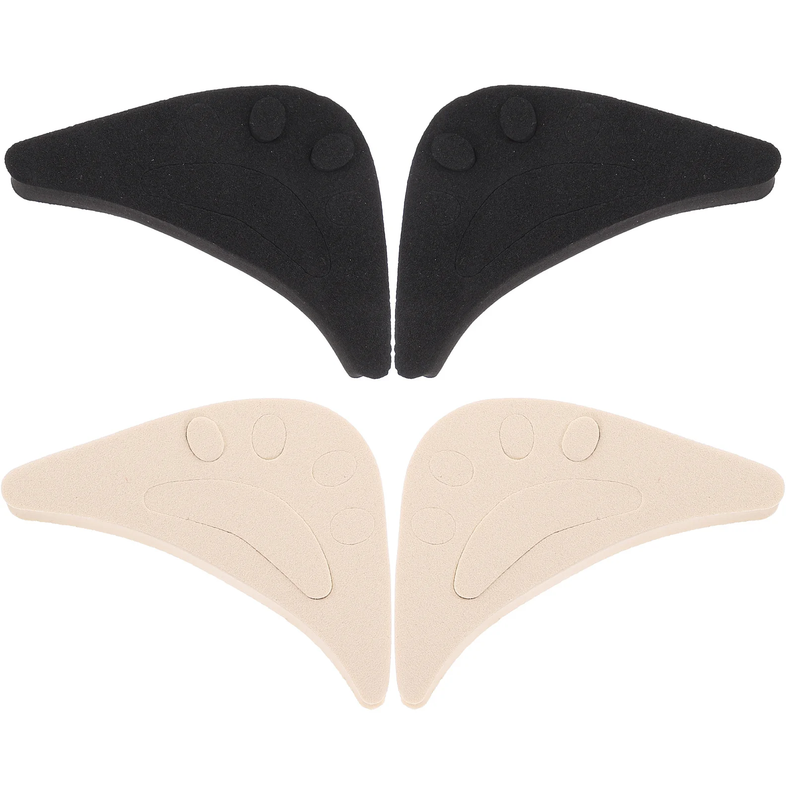 

4pcs Shoe Toe Pads Adjustable Elastic Forefoot Cushion For High Heels Pain Relief Ball Of Foot Support High Heel Pad