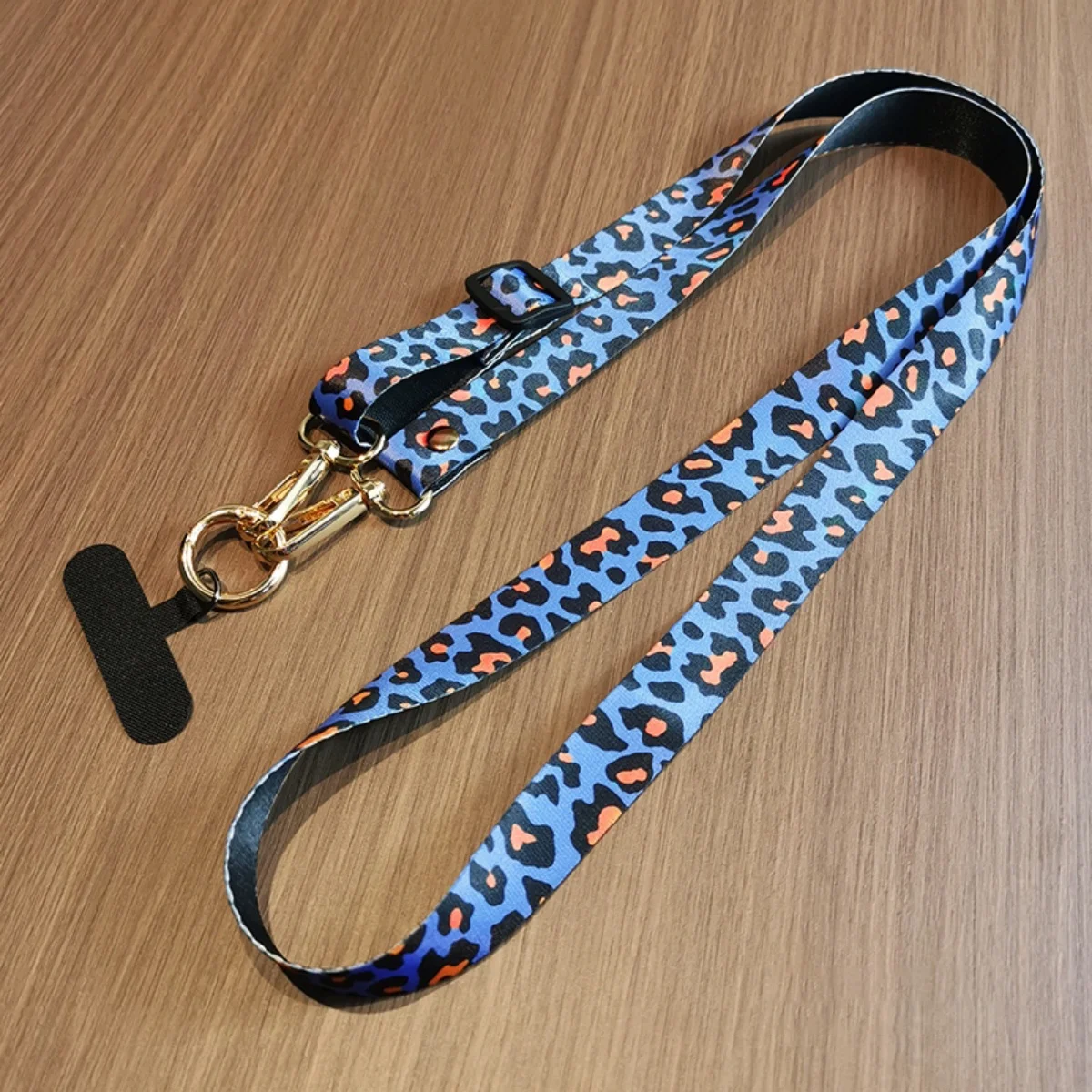 Stylish Leopard Print Phone Lanyard Shoulder Strap