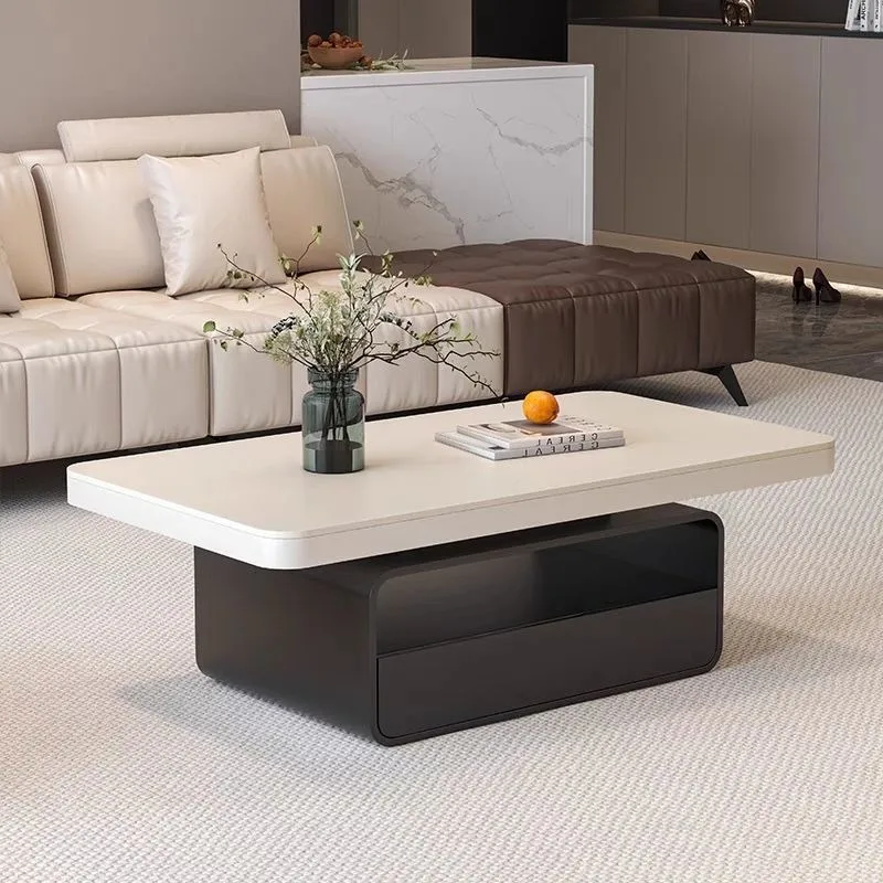 Small apartment atmosphere advanced feeling living room household cream wind