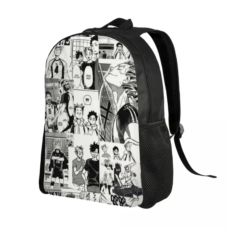 Custom Anime Haikyuu Backpack Women Men Fashion Bookbag for School College Bokuto Shoyo Hinata Volleyball Bags