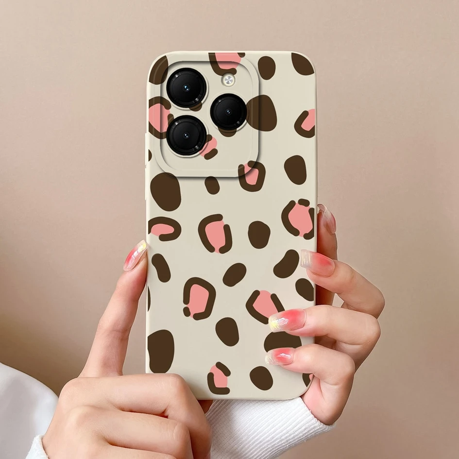 Phone Case For Infinix Hot 40 Pro 40i Cover Cute Fashion Design Matte Soft Liquid Silicone For Infinix Hot40Pro 40 i Fundas Capa