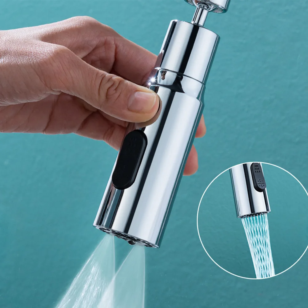 High Quality Material Practical Replaceable Brand New Bathroom Faucet Extender Housewear Electroplating Thickening