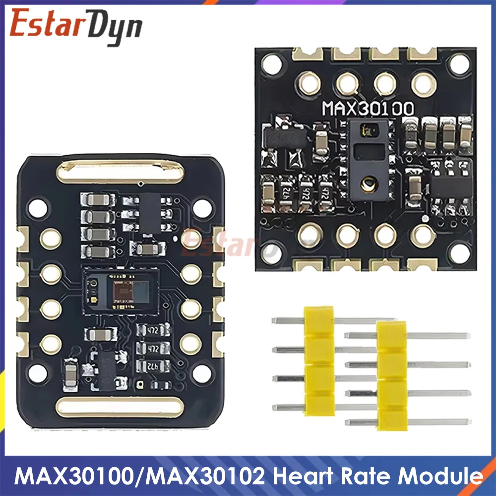 MAX30102 MAX30100 Sensor Module, Heart Rate Blood Oxygen Monitor, Pulse Oximeter with I2C Interface for ESP32 DIY
