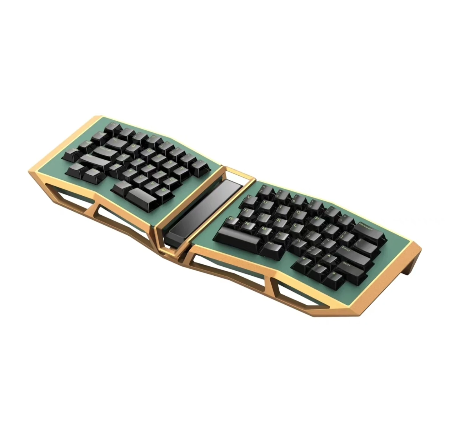 In Stock Product Anger Miao Am Afa Alice Adjustable Leaf Spring Mechanical Keyboard Ergonomic Keyboard Customization PC