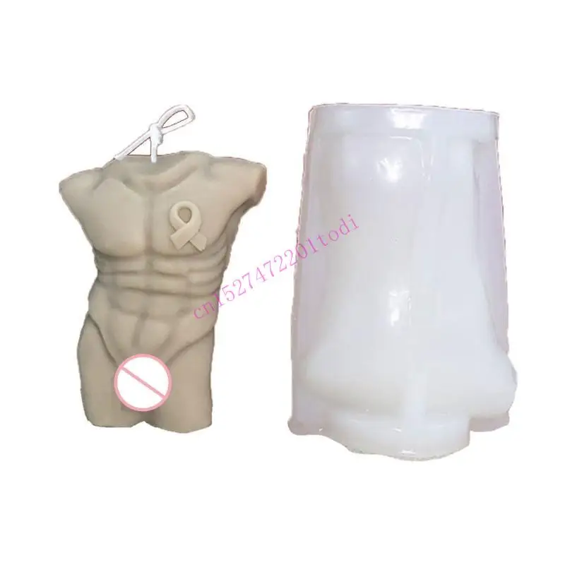3D Abstract Human Body Mold Epoxy Plaster Mold Making Soap Jewelry M76B