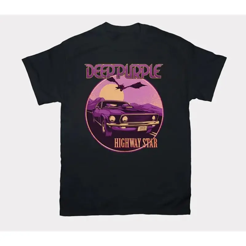 Deep Purple Highway Star Black T Shirt All sizes S to 5Xl 1U263