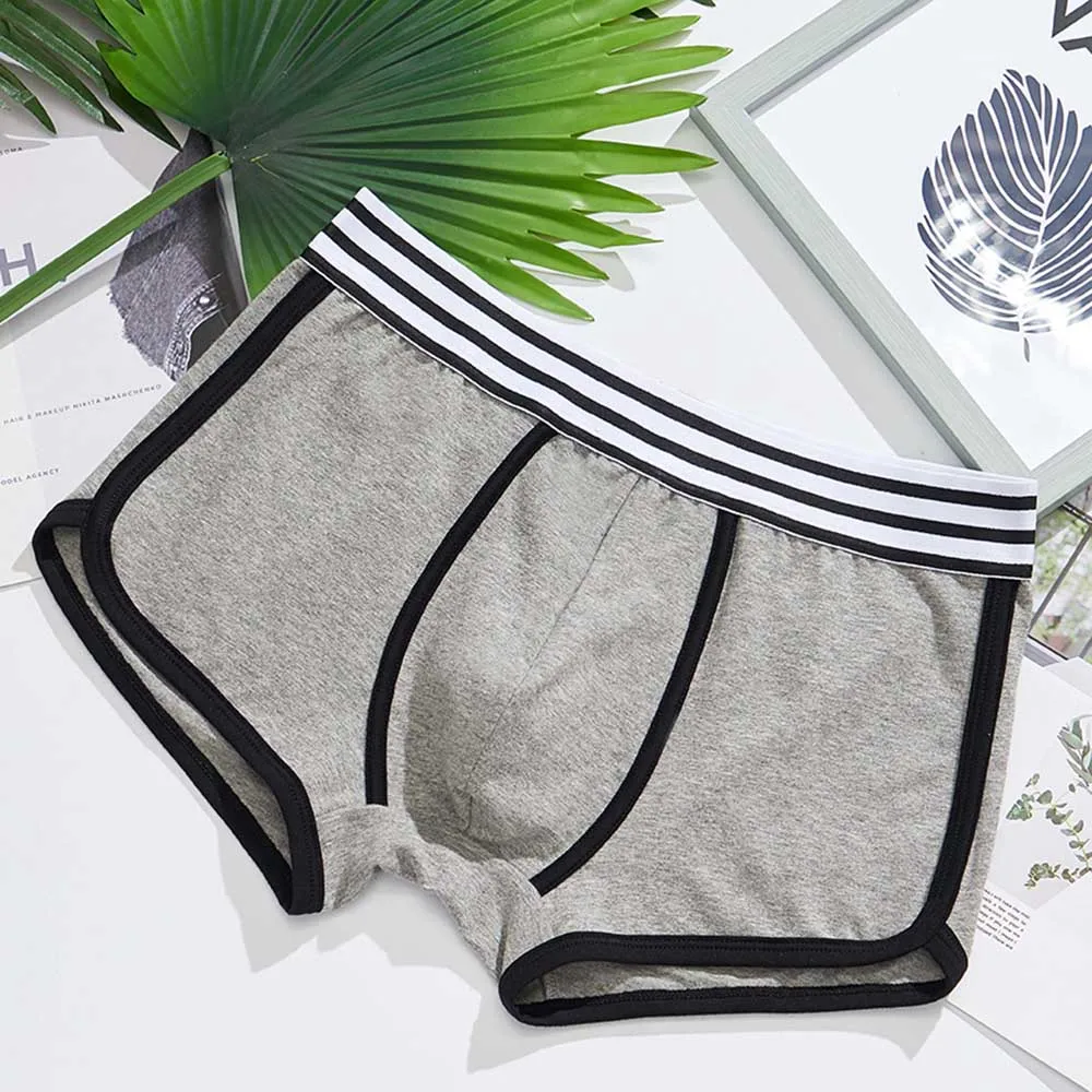 Men Underwear boxer cotton Cuecas Boxers Mens boxer shorts Underwear Low waist U convex pouch Man and breathable underpant