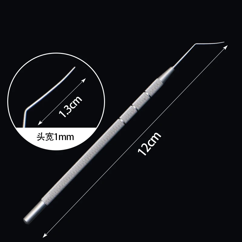 Strumenti microscopici Strumenti chirurgici in acciaio inossidabile a doppia testa a testa singola Restauratore dell'iride in cristallo di titanio