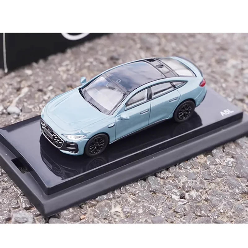 Modelo de Coche A5L Q6 de Aleación a Escala 1:64, Producto Terminado, Juguete de Simulación, Colección, Regalo, Exhibición Estática
