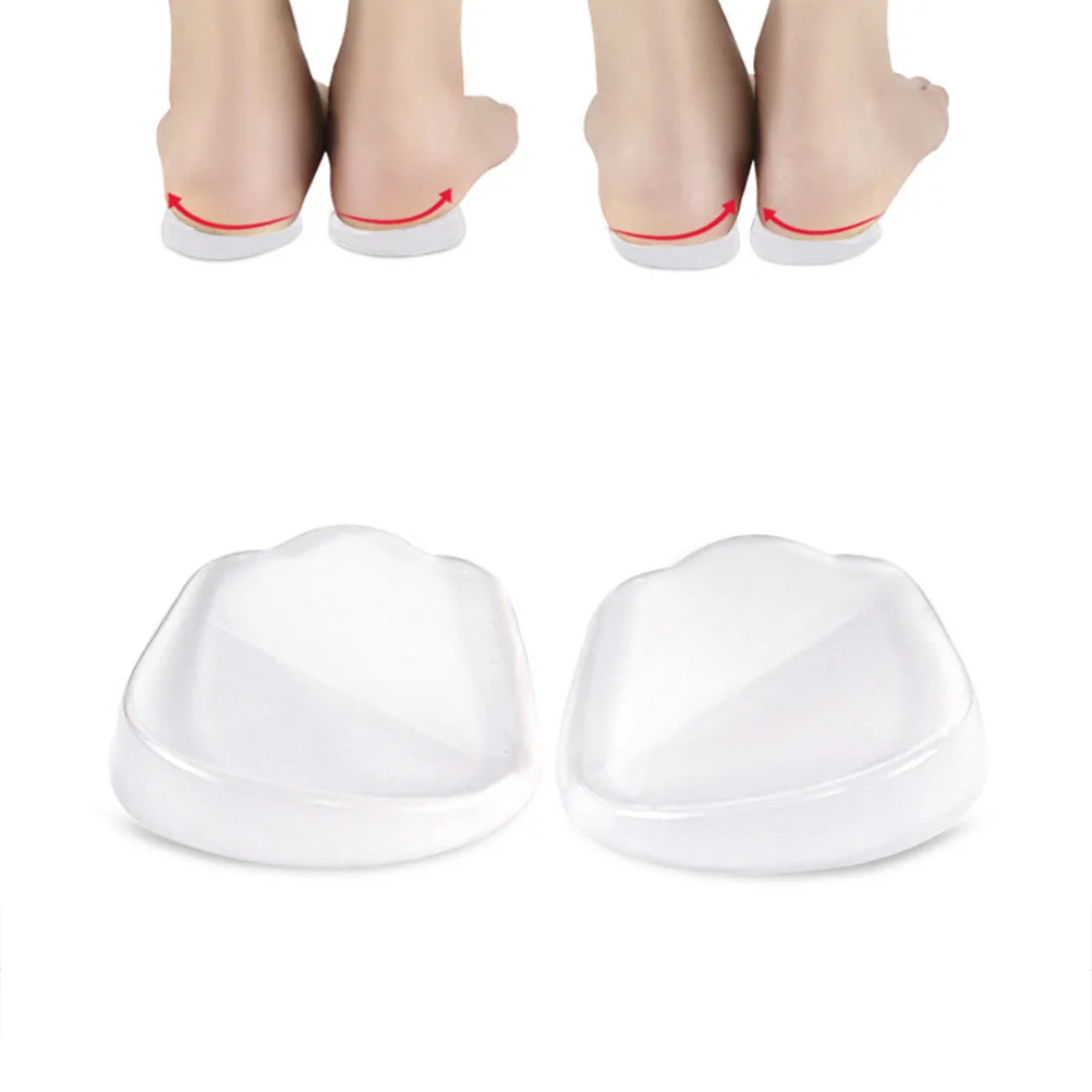 

5 Pairs Transparent Heel Pads Premium Gel Self-Adhesive Insoles For Adults Kids Shockproof Odorless Foot Care Protector