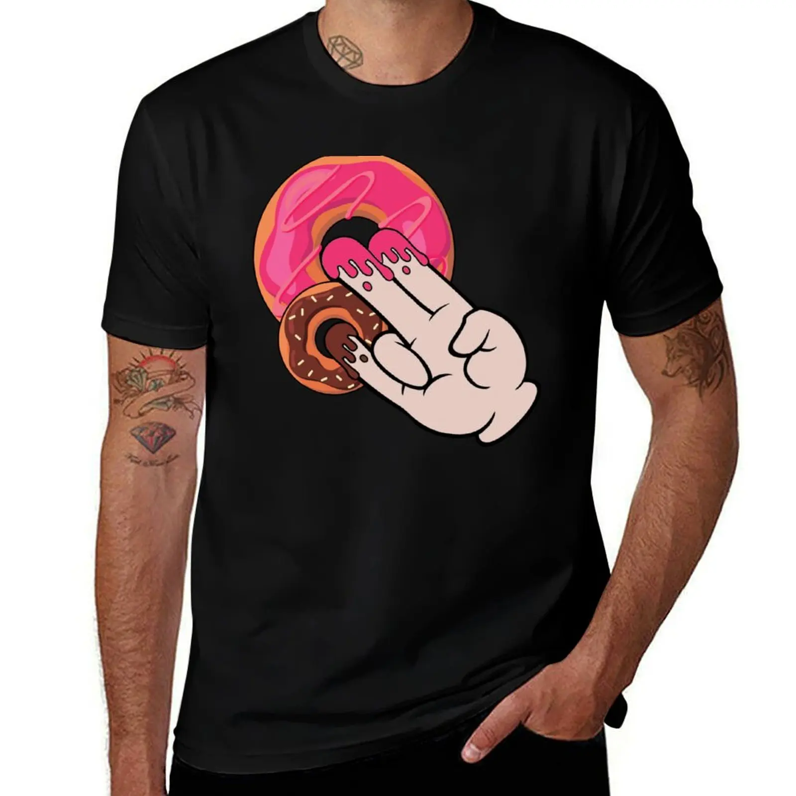 Funny Magic Hand Shocker Dirty Humor - Cute Donut T-Shirt for a boy graphic shirts mens designer clothes