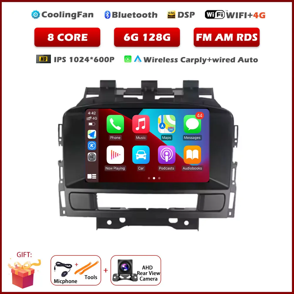 Radio Carplay Voor Opel Astra J 2011-2014 Buick Excelle GT XT Auto Multimedia Speler Intelligent Systeem Android Auto navigatie