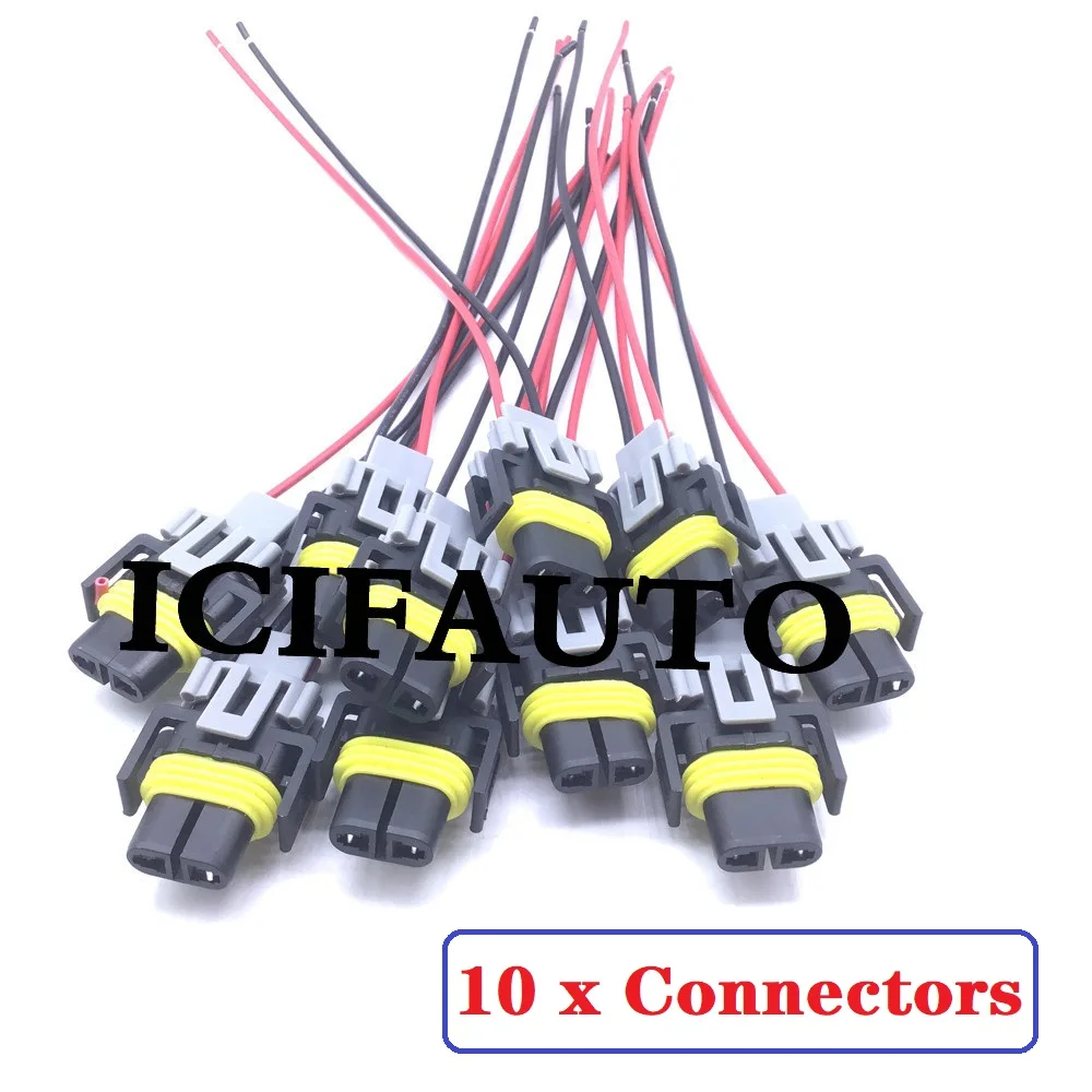 10 X Connector Wiring Harness Plug of VSS Vehicle Speed Sensor for GM TPI TBI 700R4 T5 4L60E OE# PT2298 ,1P1032, S553, HP3835