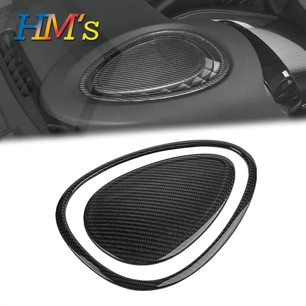 

For Mini Cooper F54 F55 F56 F57 Center Air Outlet Cover Sticker Carbon Fiber Car Interior Accessories Air Outlet Protect Decal