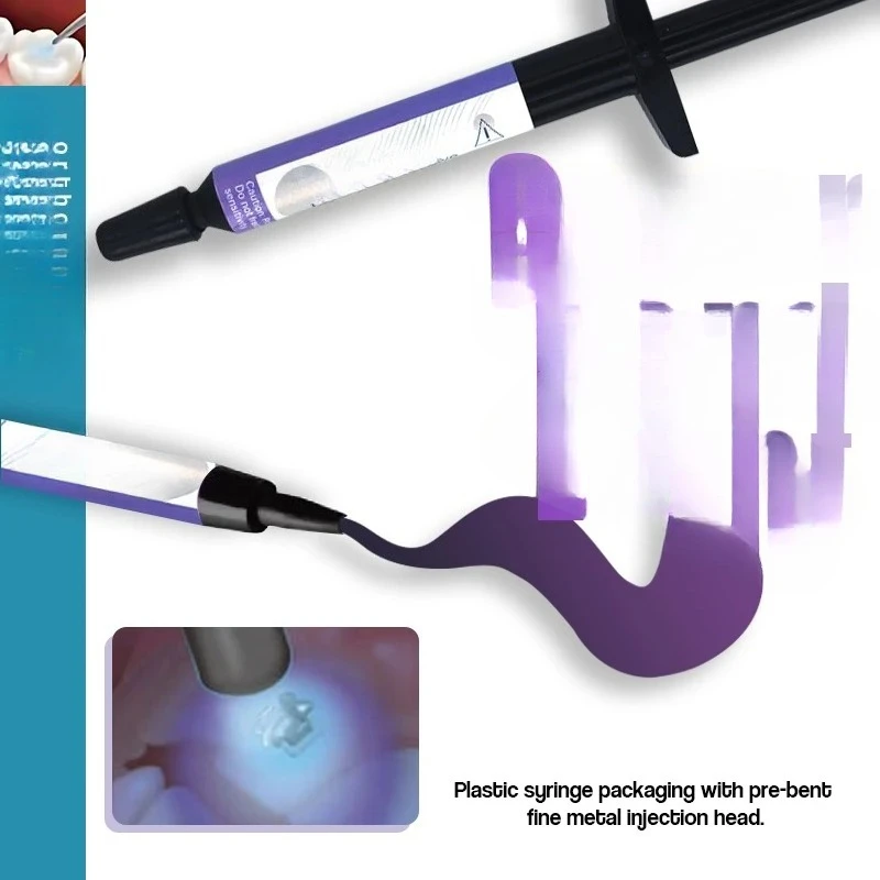 

Dental Orthodontic Light-cure Adhesive Invisible Bondable Glue for Bonding Brackets Buccal Tube Bonding System Dentist Material