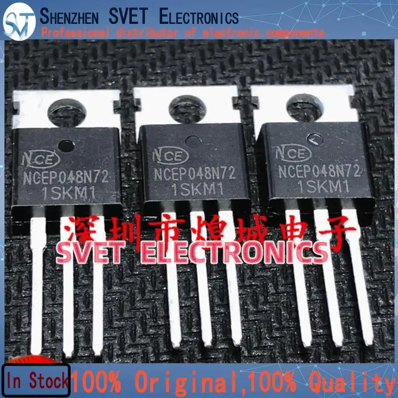 10PCS-50PCS  NCEP048N72 72V/110A TO-220 MOS IGBT  Original In Stock Fast shipping