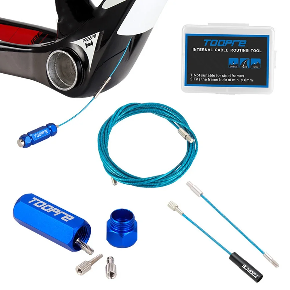 

TOOPRE Bicycle Inner Cable Routing Guide Tools Set Internal Cable Routing Bike Tools Quick-release Bike Repair Kit Accessories