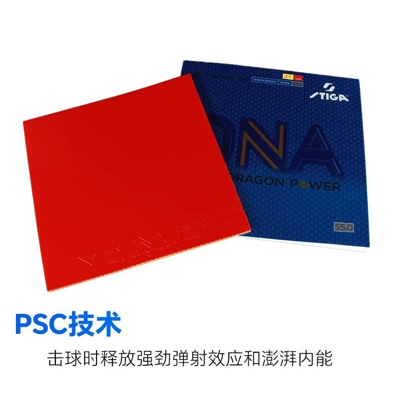 STIGA DNA DRAGON POWER Tischtennis-Gummi, stark klebender, deutsche Pips-in-Original STIGA DNA DRAGON POWER Ping-Pong-Schwamm – Detail 5