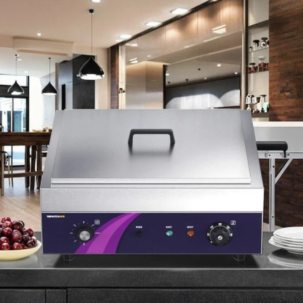 Automatic commercial kitchen set cake frying machine water frying machine desktop pot fried cake stove to make pot