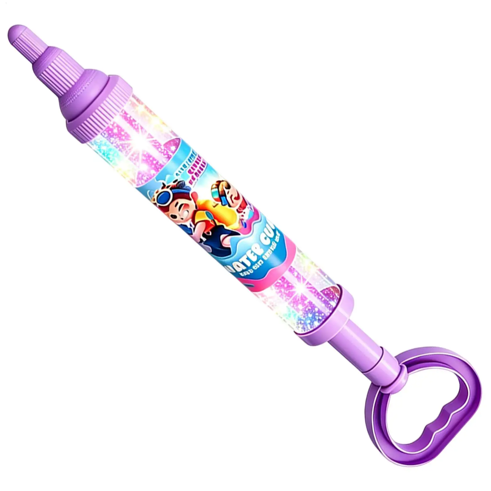 

Water Spray Toy Colorful Rainbow LED Pull-Out Summer Activity Water Soaker For Kids For Bathing Swimming Pool Outdoor Beach