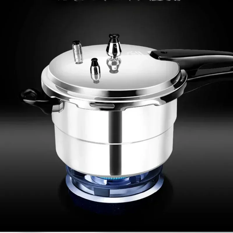 Pressure Cooker Pot Aluminum High Steaming Instant Canner Induction Top Gas Steamer Ideal for Tall Cook Stewing and