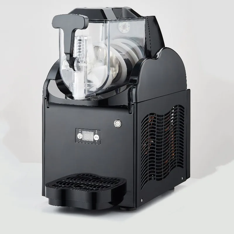 

Slush Machine for Home, 2 Tanks Commercial Slushie Maker, Frozen Drink Machine, Ice Crusher Smoothie Blender