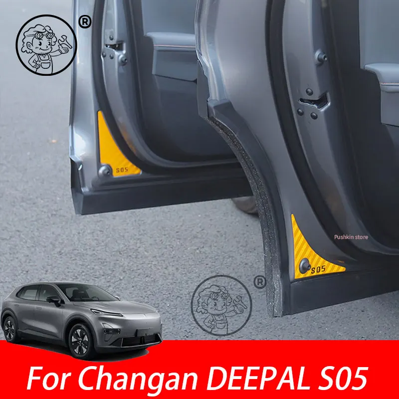 

For Changan DEEPAL S05 2025 2026 car interior parts Anti rear collision warning sticker for front bumper of door accessories