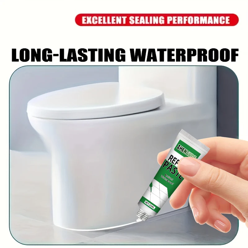 Tile Grout - Seamless Sealing, Durable and Leak-Proof, Suitable for the Base of Toilets, Around Bathtubs, Gaps in Stoves, and in Sink Areas, DIY Home Renovation Leak-Proof Grout
