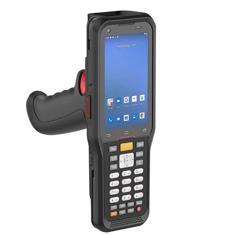 Imagem -06 - Long Range Android Pda Barcode Scanner Zebra 4850 Scanner de Inventário com Almofada Numérica de Longa Distância Aperto de Pistola para Armazém e Armazém