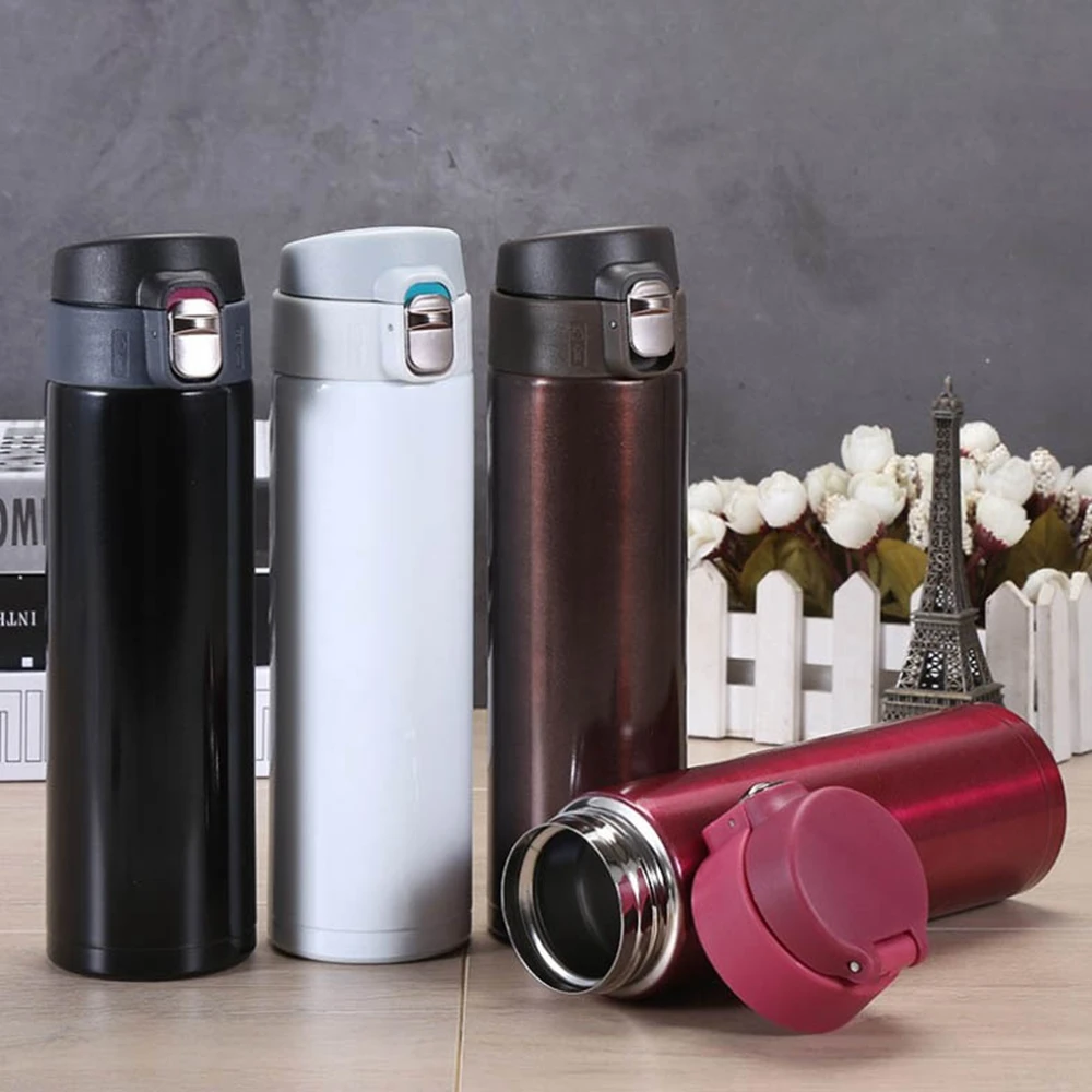 

Solid Color for Travel Water Cup Insulated Mug Thermal Bottle Vacuum Flasks Thermoses Drinkware Thermo Cup