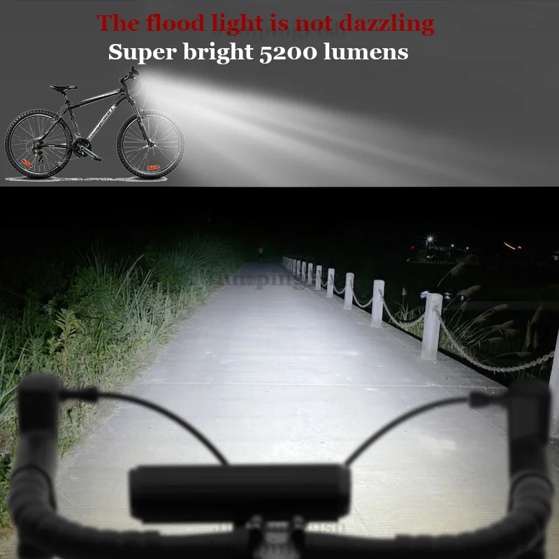 Headlight Bike Light Front Bright MTB Mountain Bicycle LED Light Headlight Bike Accessories Electric Scooter Power Bank