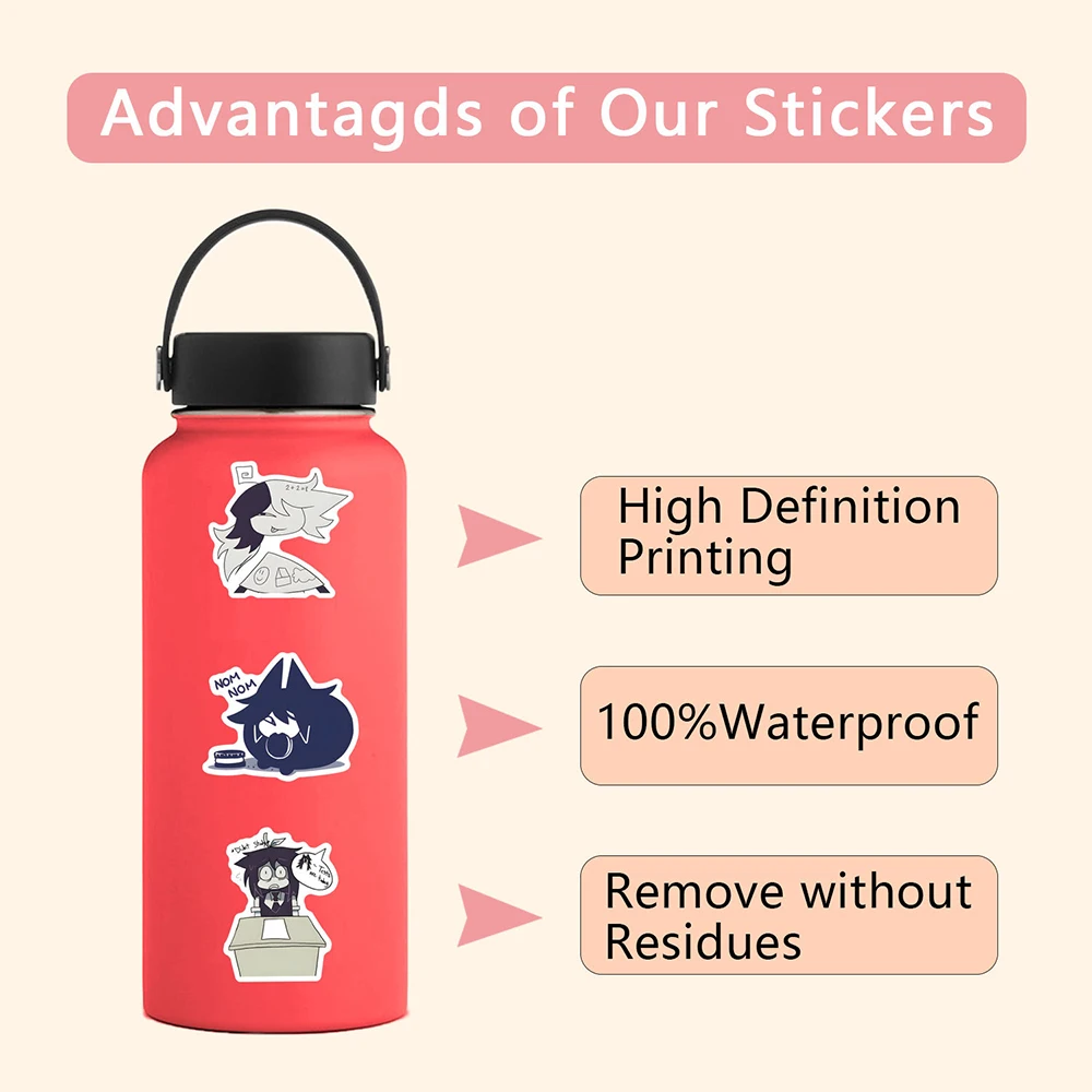 10/30/50/110PCS Cool Fundamental Paper Education Stickers Cartoon Anime Decals DIY Skateboard Phone Guitar Car Laptop Kids Toys