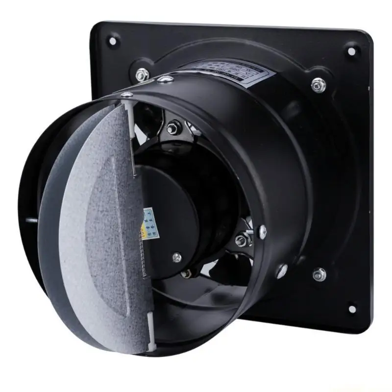 D0AB Industrial-grade Ventilation Fan Wall-mounted Air Extractor for Kitchen Room