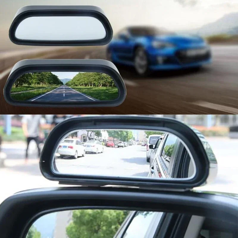 Car Universal Rearview Auxiliary Mirror 360° Adjustable Wide-angle Side Rearview Mirror Parking Auxiliary Mirror Car Accessories