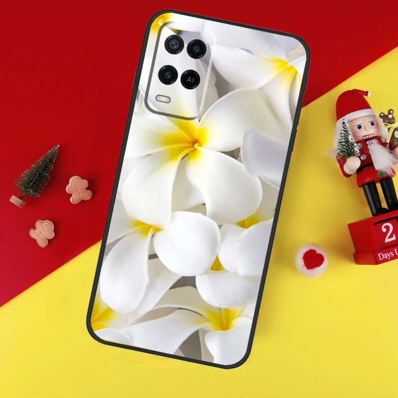 Tropical Paradise Hawaiian Flower For OPPO A96 A76 A16 A52 A72 A92 A98 A78 A58 A5 A9 A15 A17 A77 A53S A57S A94 A74 A54 Case