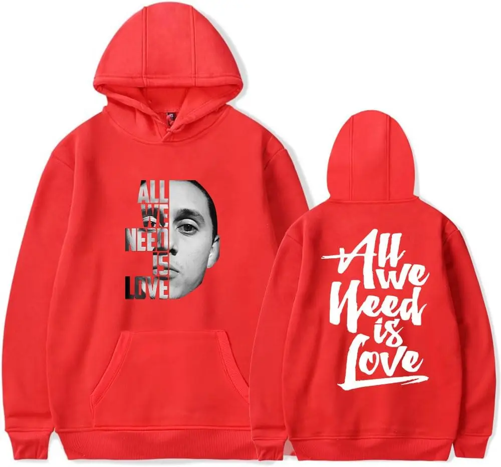 Canserbero Hoodies All We Need Is Love Merch Autumn Winter Women Men Pullover Hooded Tops Fashion Casual Rapper Sweatshirts