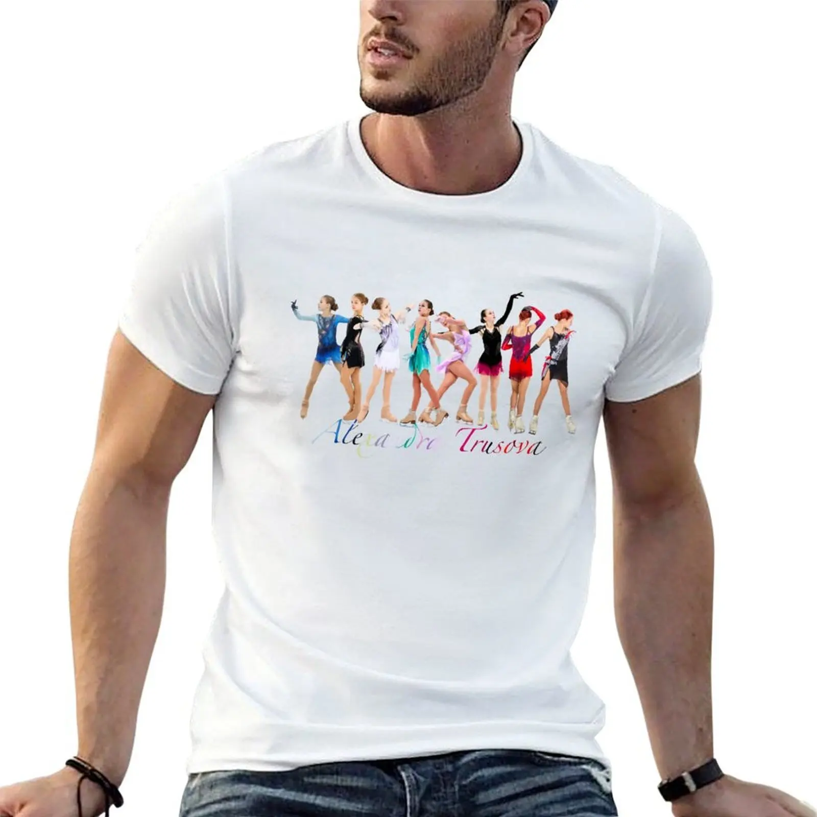 

Alexandra Sasha Trusova T-Shirt t shirt men 100% cotton luxury brand black cotton t-shirt plain for man package T-Shirt
